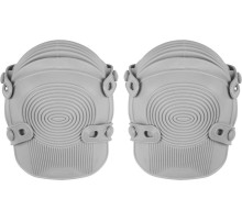 ЗУБР ФОРТ влагостойкие с цельнолитой резиновой чашкой, противоскользящая поверхность, наколенники защитные ПРОФЕССИОНАЛ (11520)