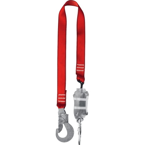 ЗУБР СЛА-1 карабины из оцинкованной стали, длина - 1.42м, разрывной ленточный амортизатор, одноплечный строп (11586)