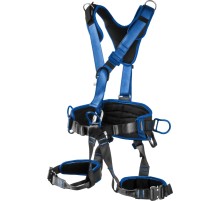 ЗУБР ОЛИМП стальная фурнитура с полимерным покрытием, 5 точек крепления, р. L (1140-1440), страховочная и удерживающая привязь, Профессионал (11591)