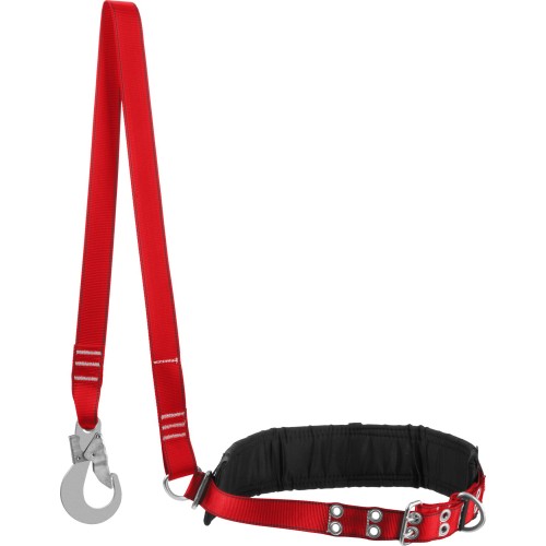 ЗУБР АЛТАЙ страховочный строп, фурнитура из оцинкованной стали, 3 точки крепления, размер L (1140-1440), лямочный пояс с наплечными лямками(11584)