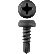 ЗУБР КЛМ-СФ, 11 х 3.8 мм, фосфатированное покрытие, конусная головка, 22000 шт, саморез со сверлом для листового металла (4-300130-38-11)