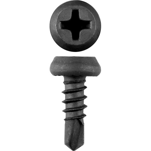 ЗУБР КЛМ-СФ, 11 х 3.8 мм, фосфатированное покрытие, конусная головка, 22000 шт, саморез со сверлом для листового металла (4-300130-38-11)