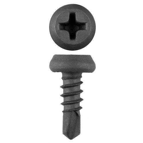 ЗУБР КЛМ-СФ, 11 х 3.8 мм, фосфатированное покрытие, конусная головка, 1000 шт, саморез со сверлом для листового металла (4-300131-38-11)