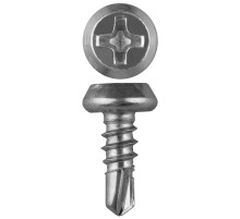 ЗУБР КЛМ-СЦ, 11 х 3.8 мм, цинк, конусная головка, 22000 шт, саморез со сверлом для листового металла (4-300150-38-11)