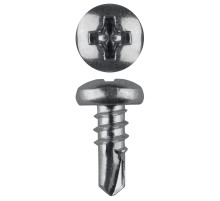 ЗУБР КЛМ-СЦ, 9.5 х 3.5 мм, цинк, конусная головка, 22000 шт, саморез со сверлом для листового металла (4-300170-35-09)