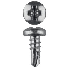 ЗУБР КЛМ-СЦ, 9.5 х 3.5 мм, цинк, конусная головка, 22000 шт, саморез со сверлом для листового металла (4-300170-35-09)