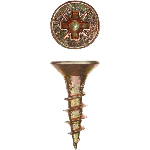 ЗУБР СУ-Ж, 12 х 3.0 мм, желтый цинк, 90 шт, универсальный саморез (300396-30-012)