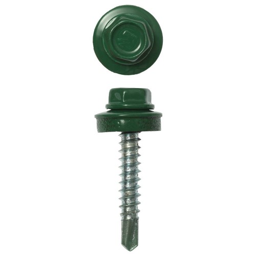 ЗУБР СКД 6002, 29 х 4.8 мм, зелёный лист, 2500 шт, кровельный саморез, Профессионал (4-300310-48-029-6002)