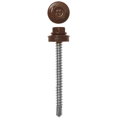 ЗУБР СКД 8017, 35 х 4.8 мм, шок.-коричн., 1800 шт, кровельный саморез, Профессионал (4-300310-48-035-8017)