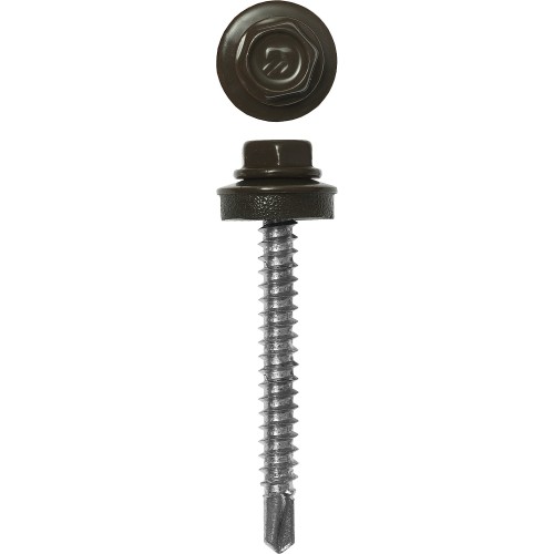 ЗУБР СКД 8028, 70 х 4.8 мм, зем.-коричн., 160 шт, кровельный саморез (4-300315-48-070-8028)