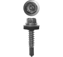 ЗУБР СКМ, 32 х 5.5 мм, цинк, 1600 шт, кровельный саморез, Профессионал (4-300310-55-032)