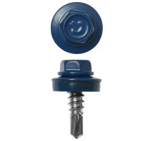 ЗУБР СКМ 5005, 25 х 5.5 мм, синий насыщ., 1800 шт, кровельный саморез, Профессионал (4-300310-55-025-5005)