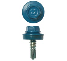 ЗУБР СКМ 5009, 19 х 5.5 мм, неб.-голуб., 500 шт, кровельный саморез (4-300310-55-019-5009)