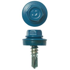 ЗУБР СКМ 5009, 19 х 5.5 мм, неб.-голуб., 500 шт, кровельный саморез (4-300310-55-019-5009)