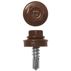 ЗУБР СКМ 8017, 25 х 5.5 мм, шок.-коричн., 1800 шт, кровельный саморез, Профессионал (4-300310-55-025-8017)