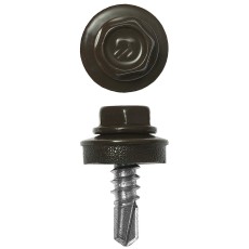 ЗУБР СКМ 8028, 25 х 5.5 мм, зем.-коричн., 1800 шт, кровельный саморез (4-300310-55-025-8028)