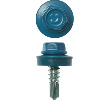 ЗУБР СКМ 5009, 19 х 5.5 мм, неб.-голуб., 500 шт, кровельный саморез (4-300315-55-019-5009)