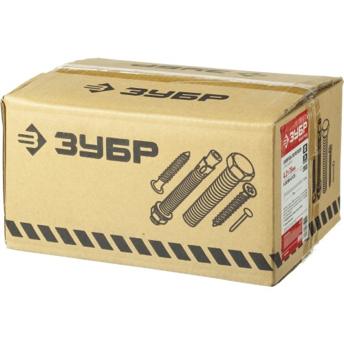 ЗУБР ПШМ, 76 х 4.2 мм, цинк, 2000 шт, саморез c пресс-шайбой (4-300190-42-076)