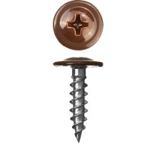 ЗУБР ПШМ 8017, 19 х 4.2 мм, шок.-коричн., 450 шт, саморез с пресс-шайбой (300191-42-019-8017)