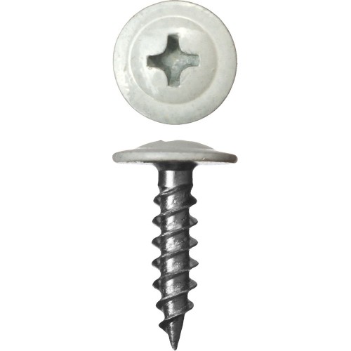 ЗУБР ПШМ 9003, 16 х 4.2 мм, белый, 500 шт, саморез с пресс-шайбой (300191-42-016-9003)