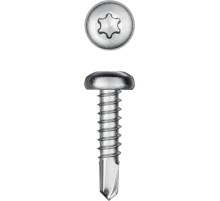 KRAFTOOL DS-P, 16 х 3.5 мм, А2, сверло, полукруглая головка, ТХ15, 1000 шт, саморез нержавеющий (300931-35-016)