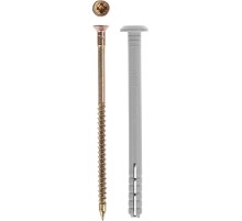 ЗУБР 6 х 40 мм, грибовидный бортик, 1700 шт, дюбель-гвоздь (4-301350-06-040)