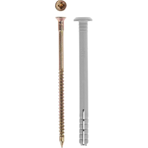 ЗУБР 6 х 80 мм, грибовидный бортик, 950 шт, дюбель-гвоздь (4-301350-06-080)