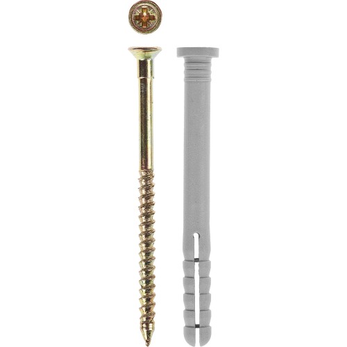 ЗУБР 6 х 40 мм, цилиндрический бортик, 2000 шт, дюбель-гвоздь (4-301360-06-040)