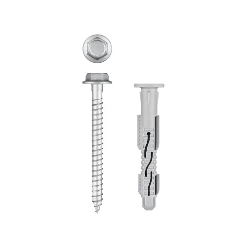 ЗУБР ФД-Ц 10 x 80 мм, фасадный дюбель, нейлон/цинк, 50 шт (301455-080)