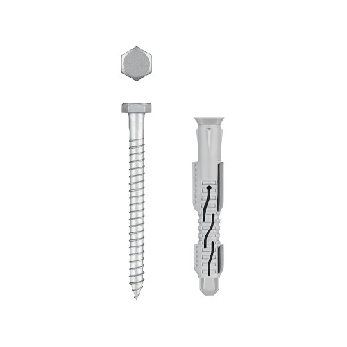 ЗУБР ФД-П 10 x 80 мм, фасадный дюбель, нейлон/цинк, 50 шт (301475-080)