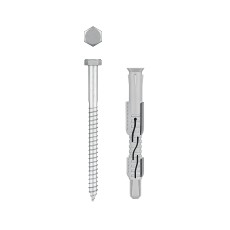 ЗУБР ФД-П 10 x 100 мм, фасадный дюбель, нейлон/цинк, 50 шт (301475-100)