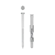 ЗУБР ФД-П 10 x 120 мм, фасадный дюбель, нейлон/цинк, 50 шт (301475-120)