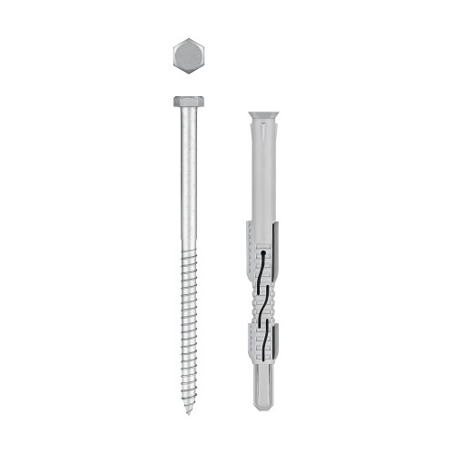 ЗУБР ФД-П 10 x 140 мм, фасадный дюбель, нейлон/цинк, 50 шт (301475-140)