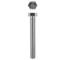 KRAFTOOL DIN 933, кл. пр. 8.8, M20 х 60 мм, цинк, 10 шт, болт (303074-20-060)