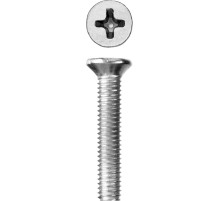 ЗУБР DIN 965, кл. пр. 4.8, M3 х 16 мм, цинк, 5 кг, винт с потайной головкой (303110-03-016)