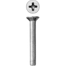 ЗУБР DIN 965, кл. пр. 4.8, M6 х 20 мм, цинк, 9 шт, винт с потайной головкой (303116-06-020)