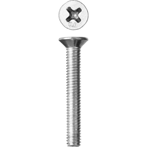 ЗУБР DIN 965, кл. пр. 5.8, M6 х 10 мм, цинк, 11 шт, винт с потайной головкой (4-303116-06-010)