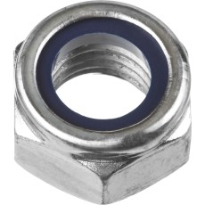 ЗУБР DIN 985, кл. пр. 6, M20, цинк, 5 кг, самостопорящаяся гайка с нейлоновым кольцом (303580-20)