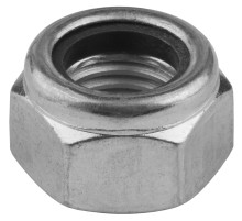 KRAFTOOL DIN 985, кл. пр. 8, M20, цинк, 50 шт, самостопорящаяся гайка с нейлоновым кольцом (303584-20)