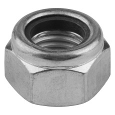 KRAFTOOL DIN 985, кл. пр. 8, M20, цинк, 50 шт, самостопорящаяся гайка с нейлоновым кольцом (303584-20)