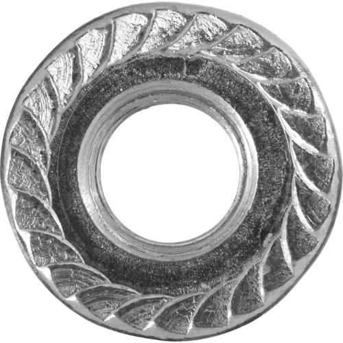 ЗУБР DIN 6923, кл. пр. 6, M10, цинк, 5 кг, гайка с фланцем (303630-10)