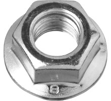 ЗУБР DIN 6923, кл. пр. 6, M12, цинк, 5 кг, гайка с фланцем (303630-12)