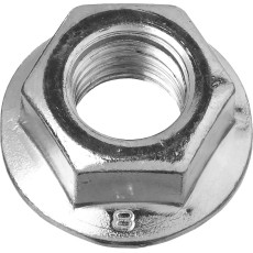 ЗУБР DIN 6923, кл. пр. 6, M12, цинк, 5 кг, гайка с фланцем (303630-12)