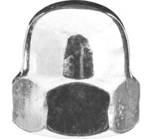 ЗУБР DIN 1587, M8, цинк, 5 кг, колпачковая гайка (303680-08)