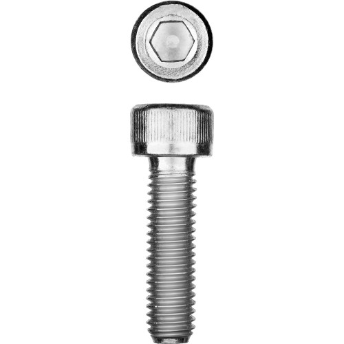 ЗУБР DIN 912, кл. пр. 8.8, М6 х 25 мм, цинк, 5 кг, винт с внутренним шестигранником, Профессионал (30318-06-025)