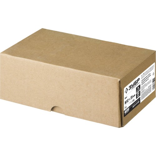 ЗУБР DIN 912, кл. пр. 8.8, М12 х 35 мм, цинк, 5 кг, винт с внутренним шестигранником, Профессионал (30318-12-035)