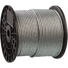 ЗУБР DIN 3055, свивка 6 x 7 + FC, 8 мм, L 80 м, стальной трос, Профессионал (4-304110-08)