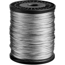 ЗУБР DIN 3055, свивка 6 х 7 + IWS, 1.5 мм, L 200 м, стальной трос, Профессионал (4-304110-15)