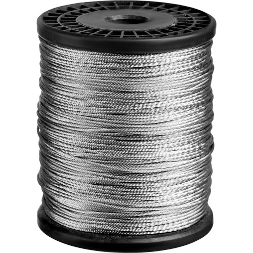 ЗУБР DIN 3055, свивка 6 х 7 + IWS, 1.5 мм, L 200 м, стальной трос, Профессионал (4-304110-15)