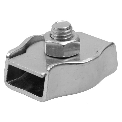 ЗУБР 8 мм, 25 шт, одинарный зажим троса (4-304435-08)